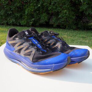Salomon Pulsar Trail Mens 11.5 Shoes Blue/Black (No Insoles)
